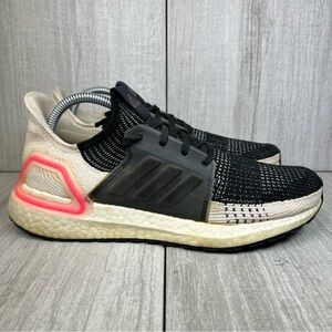 Adidas Ultraboost 19 Black Cream Running Sneaker Athletic Shoes Womens Size 9